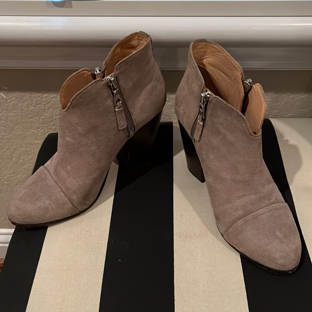 Rag and Bone tan booties - size 8.5